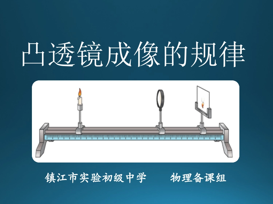 凸透镜成像的规律定_第1页
