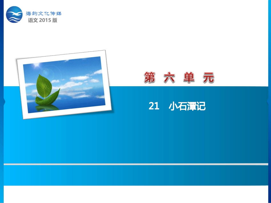21-小石潭记课后作业_第1页