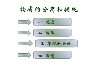 物质的分离和提纯新