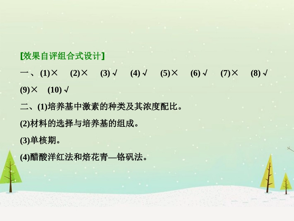 【三维设计】2014版高考生物一轮复习-第三讲-植物组织培养和酶的研究与应用课件-新人教版选修1_第2页