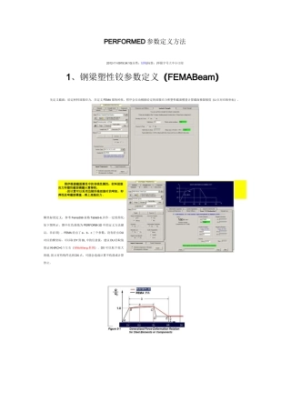 PERFORM-3D非线性参数定义方法要点