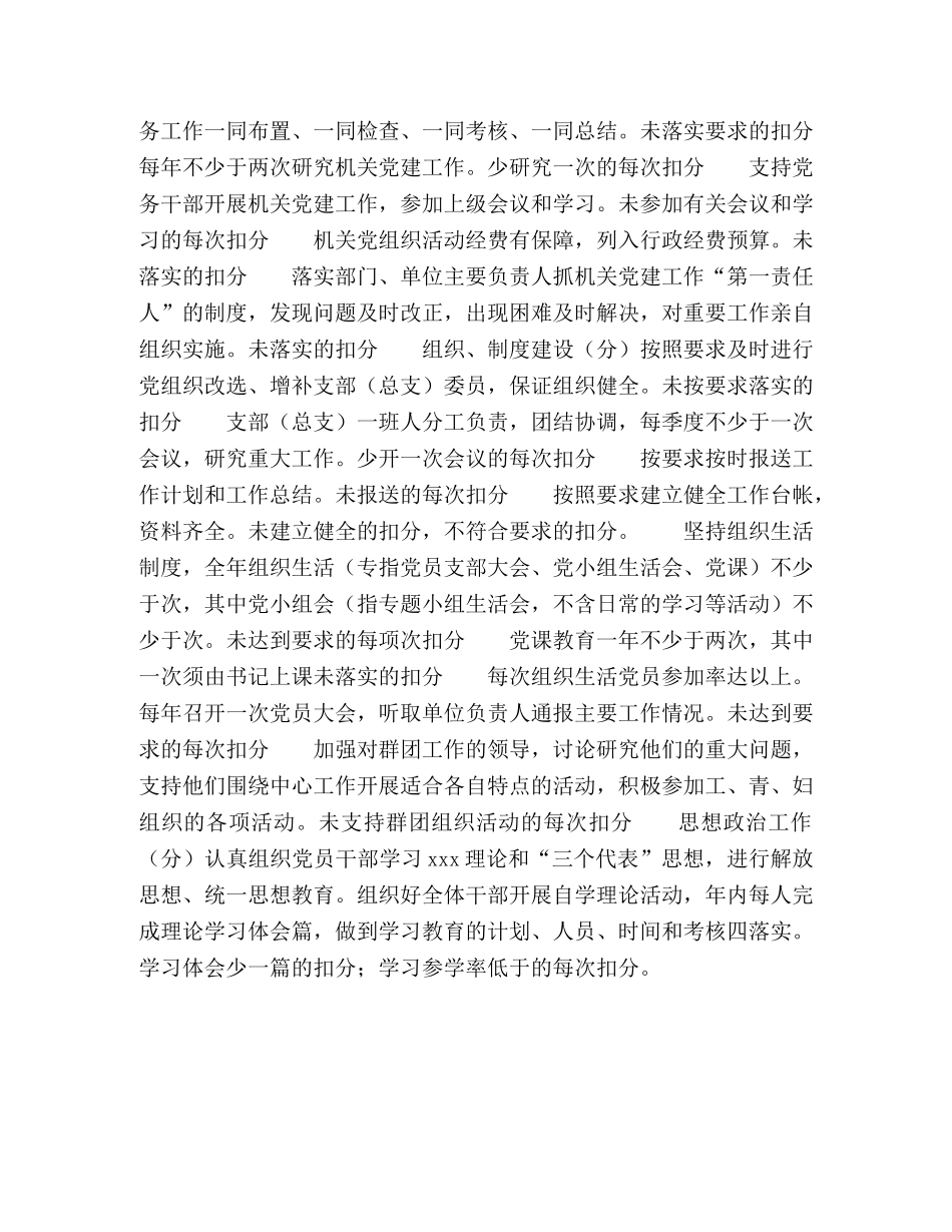 工商局机关党建目标管理考核办法 _第2页