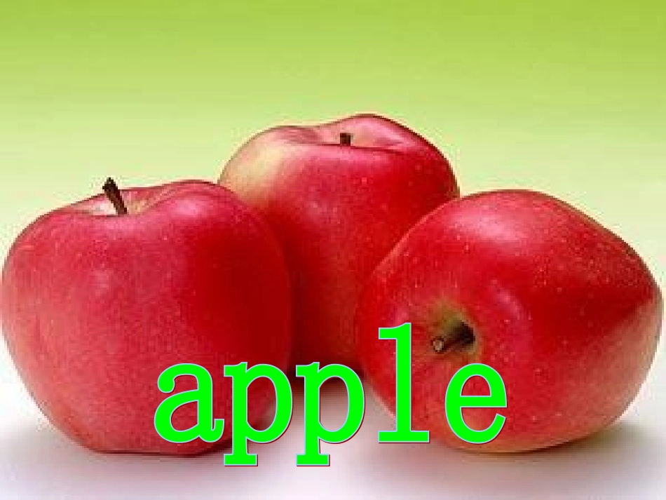 英语水果单词PPT_第1页