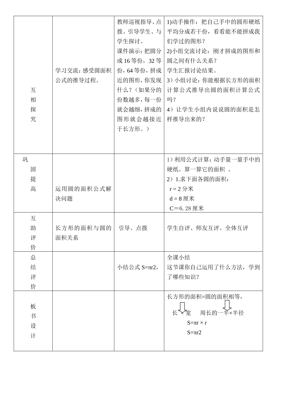 圆的面积导学案_第2页