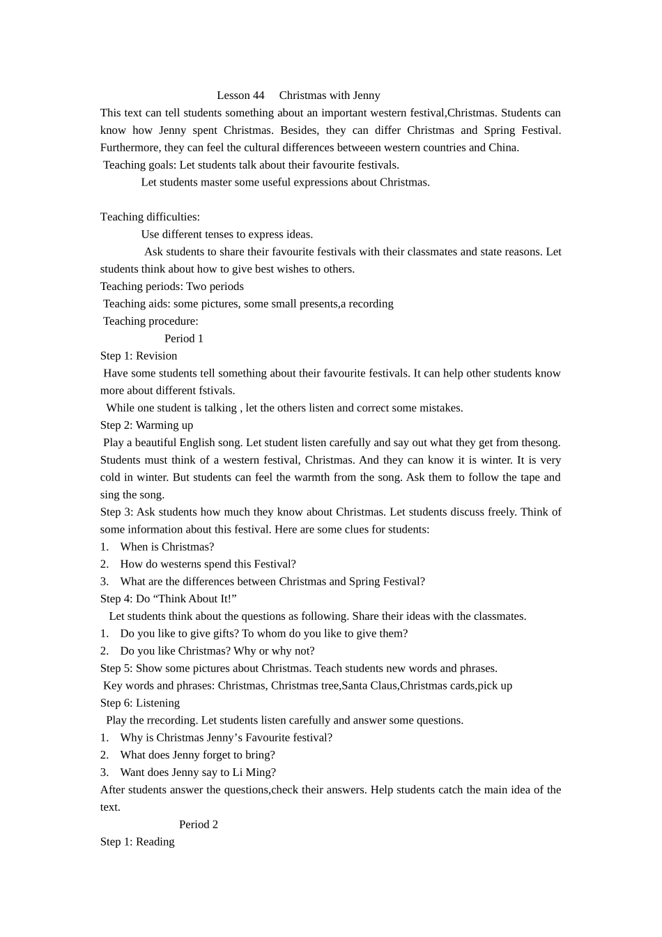 Lesson44ChristmaswithJenny_第1页