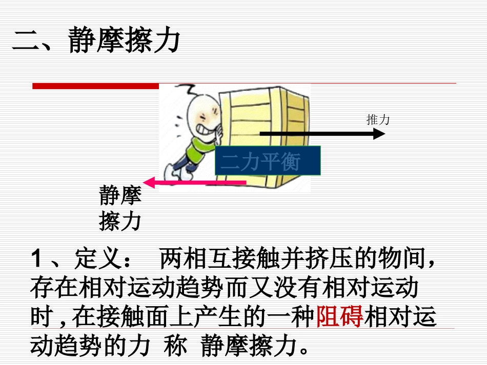 [中学联盟]云南省镇康县第一中学高中物理（必修1）《33摩擦力》课件（共18张PPT）_第3页