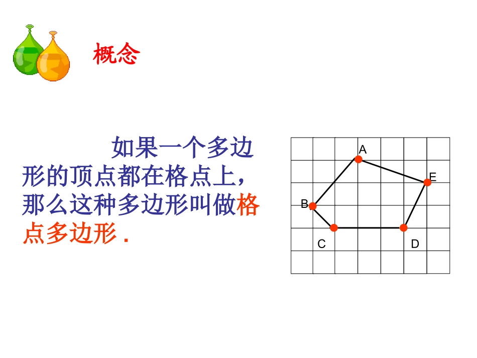 格点多边形的面积(公开课用)_第3页