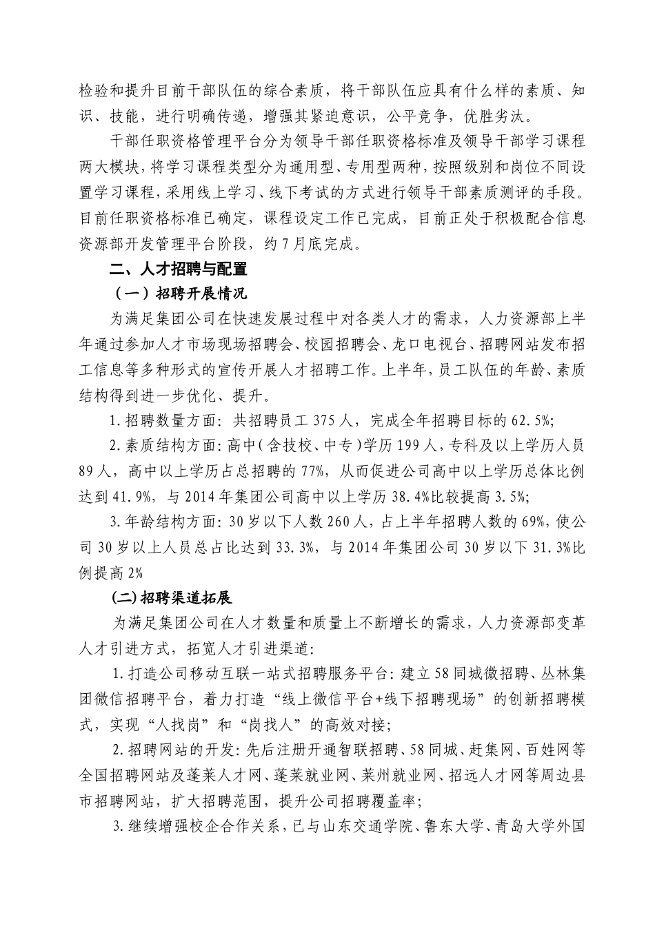 2015年上半年工作总结及下半年工作计划(完稿)_第3页