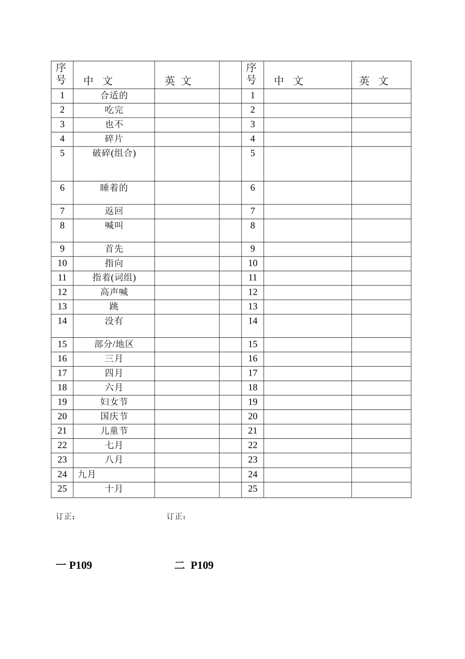 更新-七下英语单词测试汇总7-12模块_第2页
