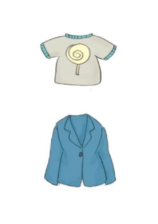 人教2011版小学数学三年级衣服卡片纸