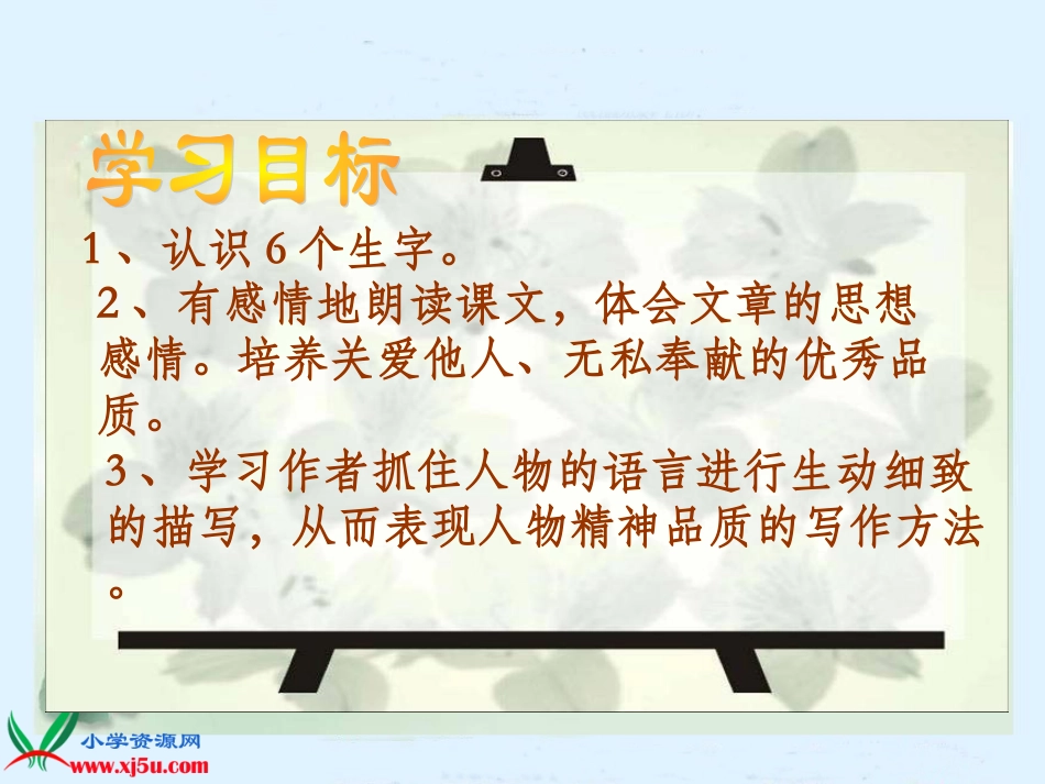 人教新课标四年级语文下册《永生的眼睛》PPT课件_第2页
