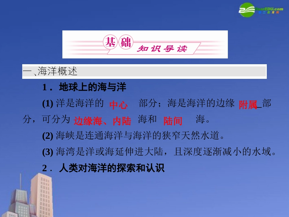 2011人教版高考地理一轮复习-海岸与海底地形课件-新人教版选修2_第3页