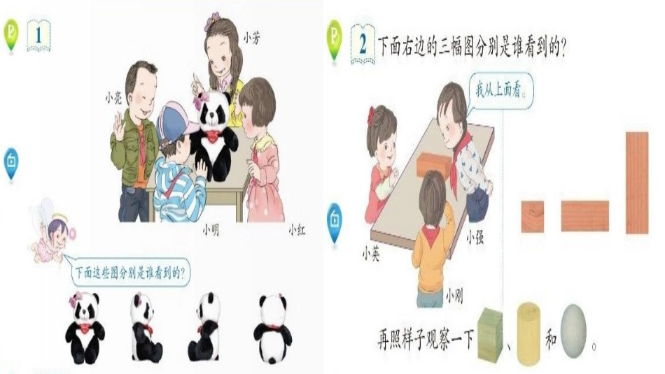 小学数学2011版本小学四年级观察物体-(3)_第2页