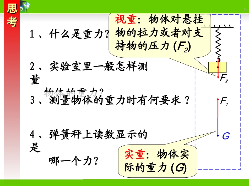 高一物理《超重和失重》课件（必修1）_第3页