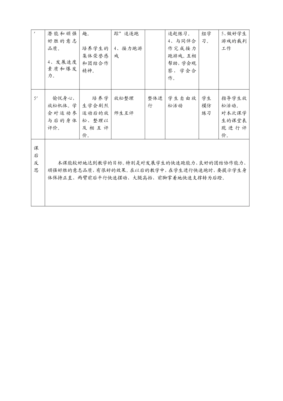 周万进快速跑教学设计_第3页