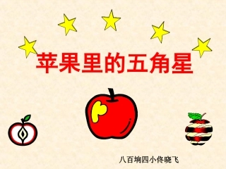 《苹果里的五角星》课件