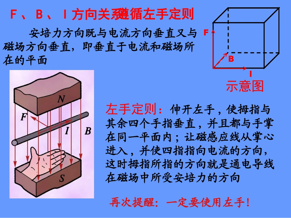 磁场对通电直导体的作用(课件)_第3页