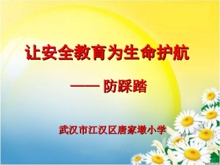 防踩踏安全教育(1)