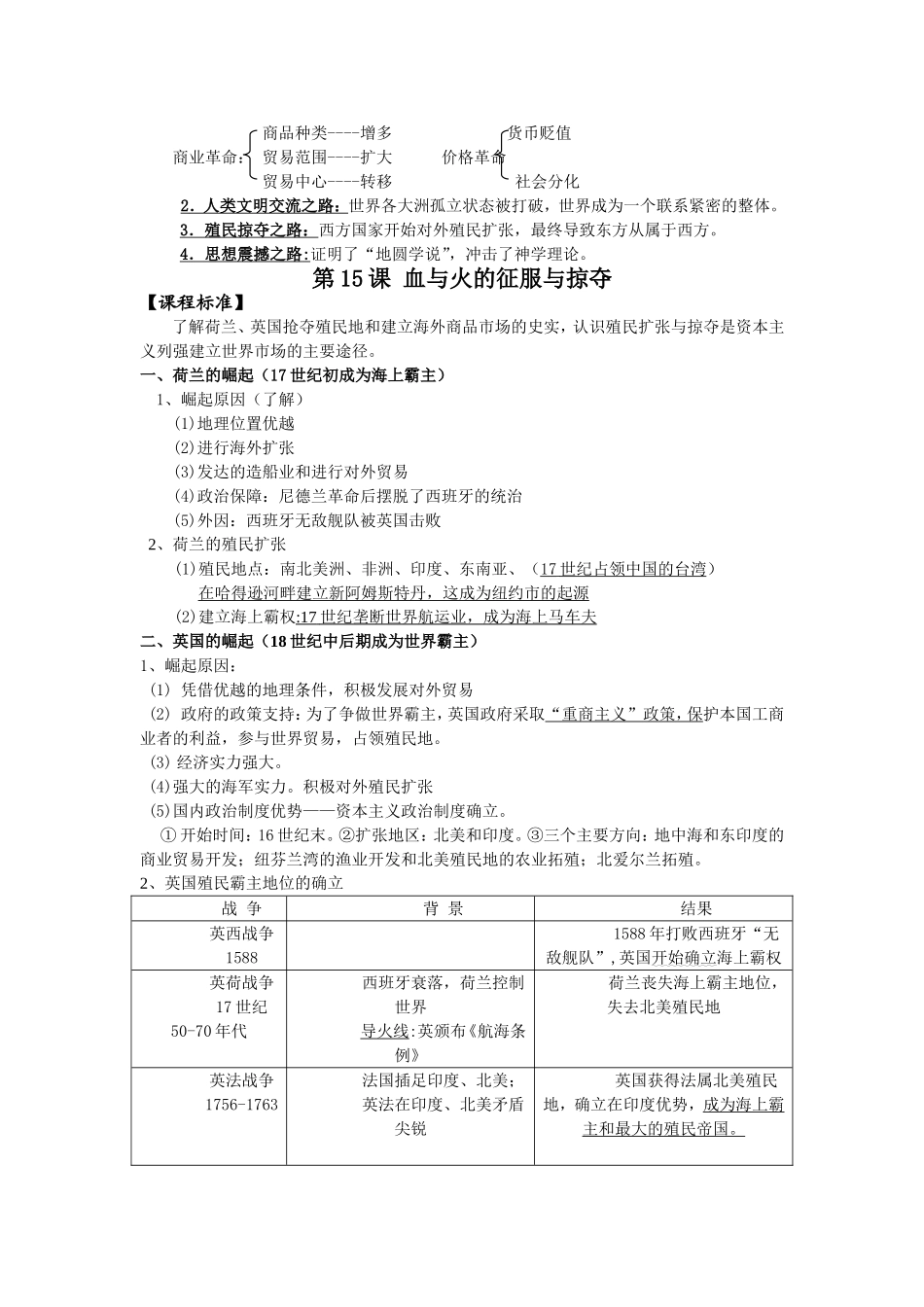 专题五走向世界的资本主义市场_第2页