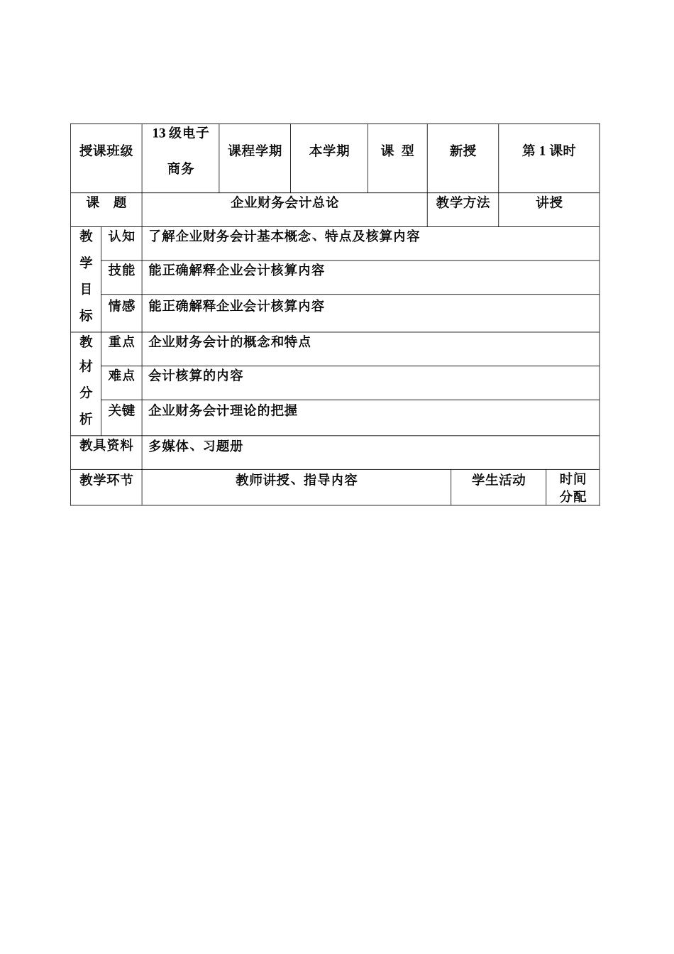 《财务会计》电子教案_第2页