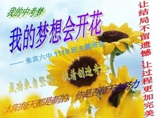 班班会我的梦想会开花