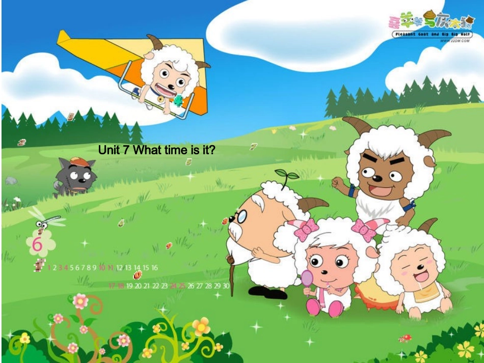 (广东版)开心英语三年级下册课件_Unit7_第1页