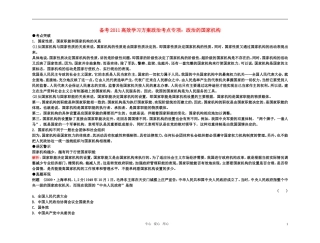 【精品】备考2011高考政治高效学习方案政治考点专项-政治的国家机构教案-人教版