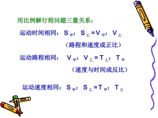比和比例的应用