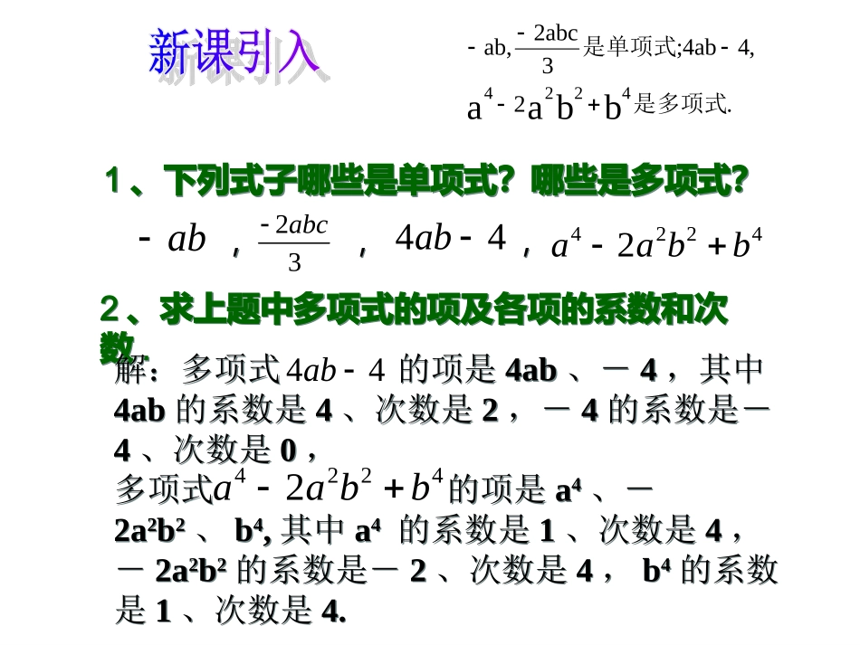 整式的加减运算(一)_第2页