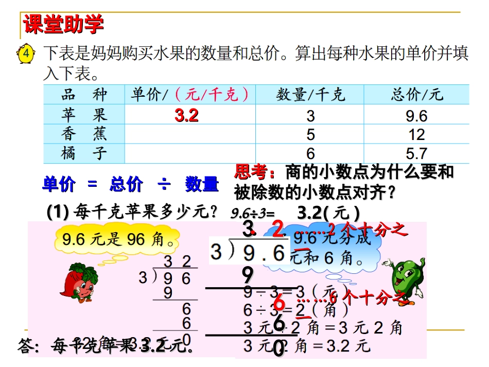 《除数是整数的小数除法》教学课件_第3页