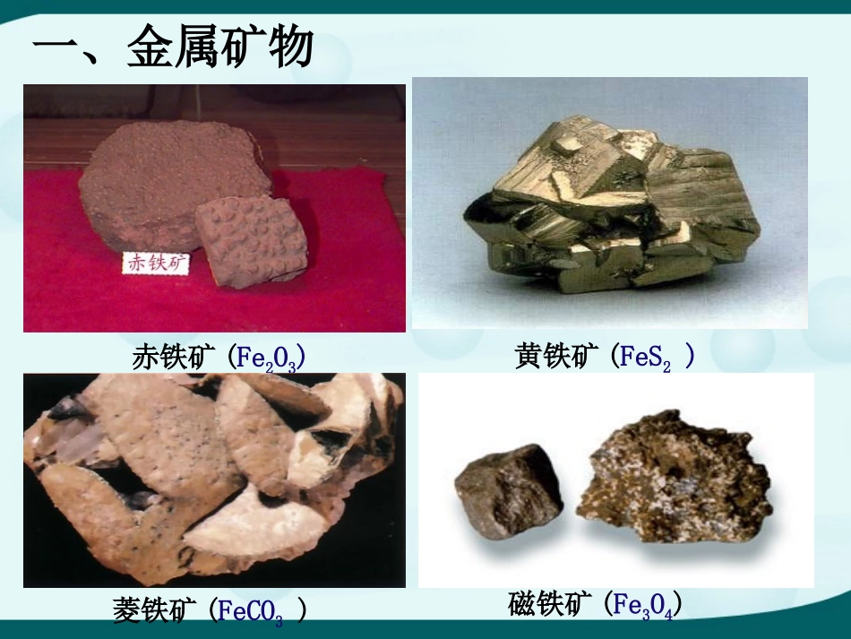 金属矿物与冶炼朱伟红_第3页