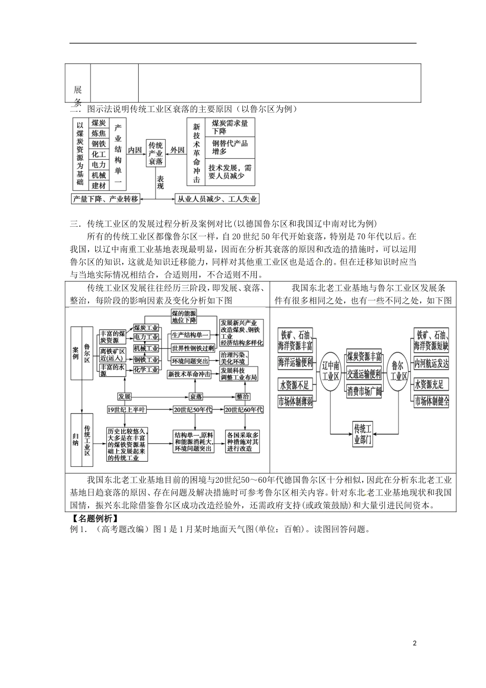 2014高考地理一轮全程复习方案-第46讲-矿产资源合理开发和区域可持续发展-湘教版_第2页