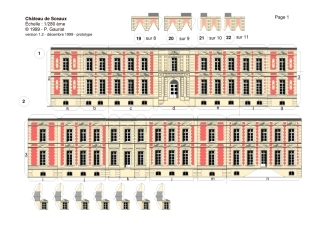 法国Sceaux-Castle纸模