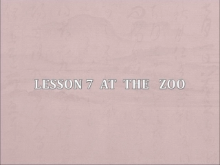 三年级英语第二单元第七课