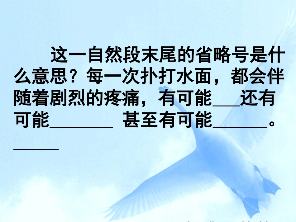 天鹅的故事第二课时_第3页