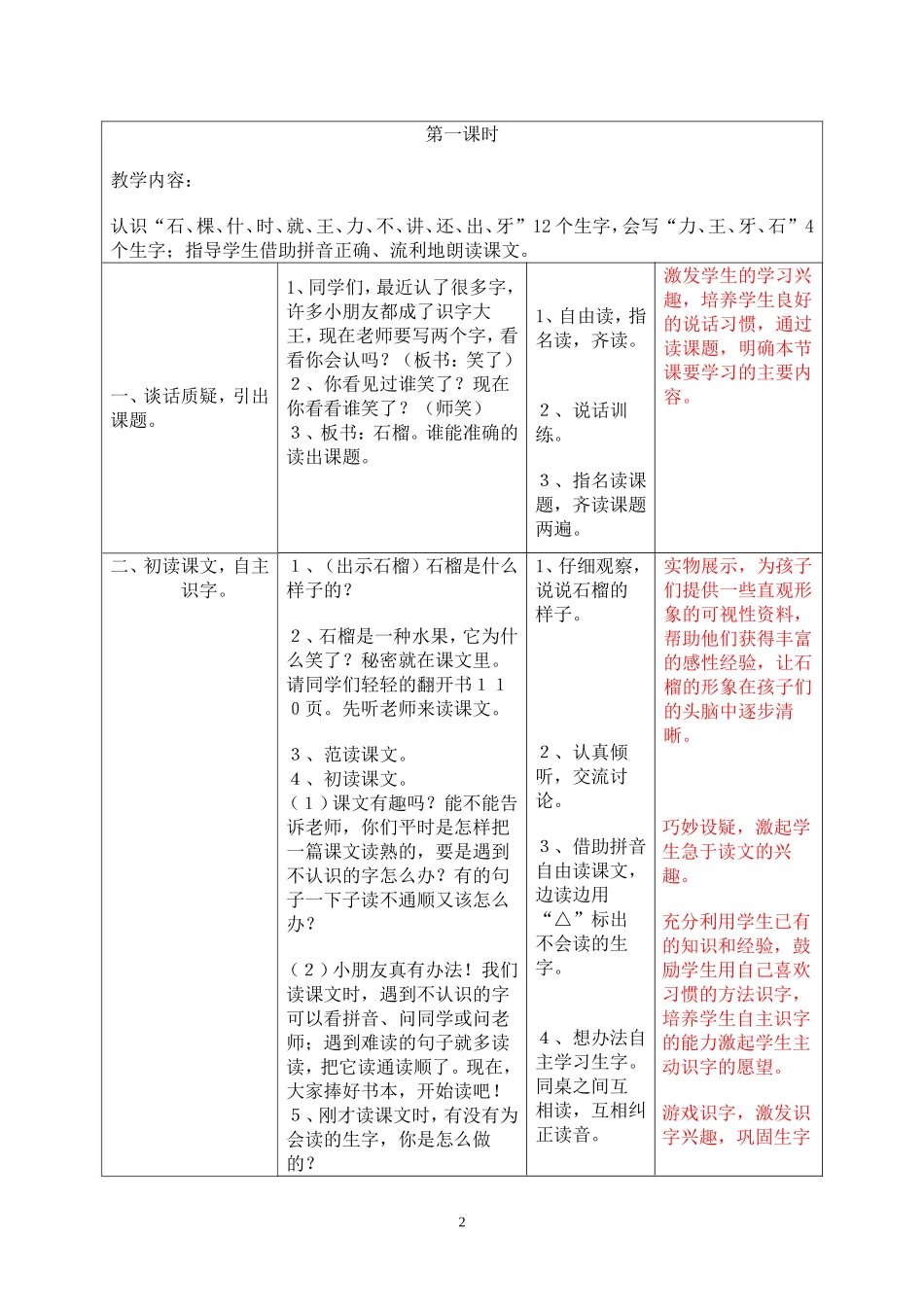 《石榴笑了》教学设计.5doc_第2页