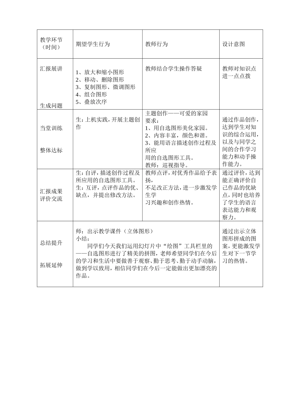 奇妙的平面图形和立体图形课例_第2页