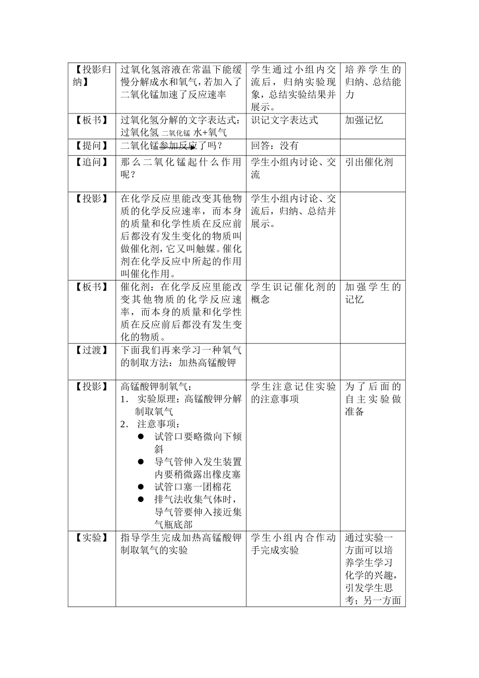 《制取氧气》的教学设计_第3页