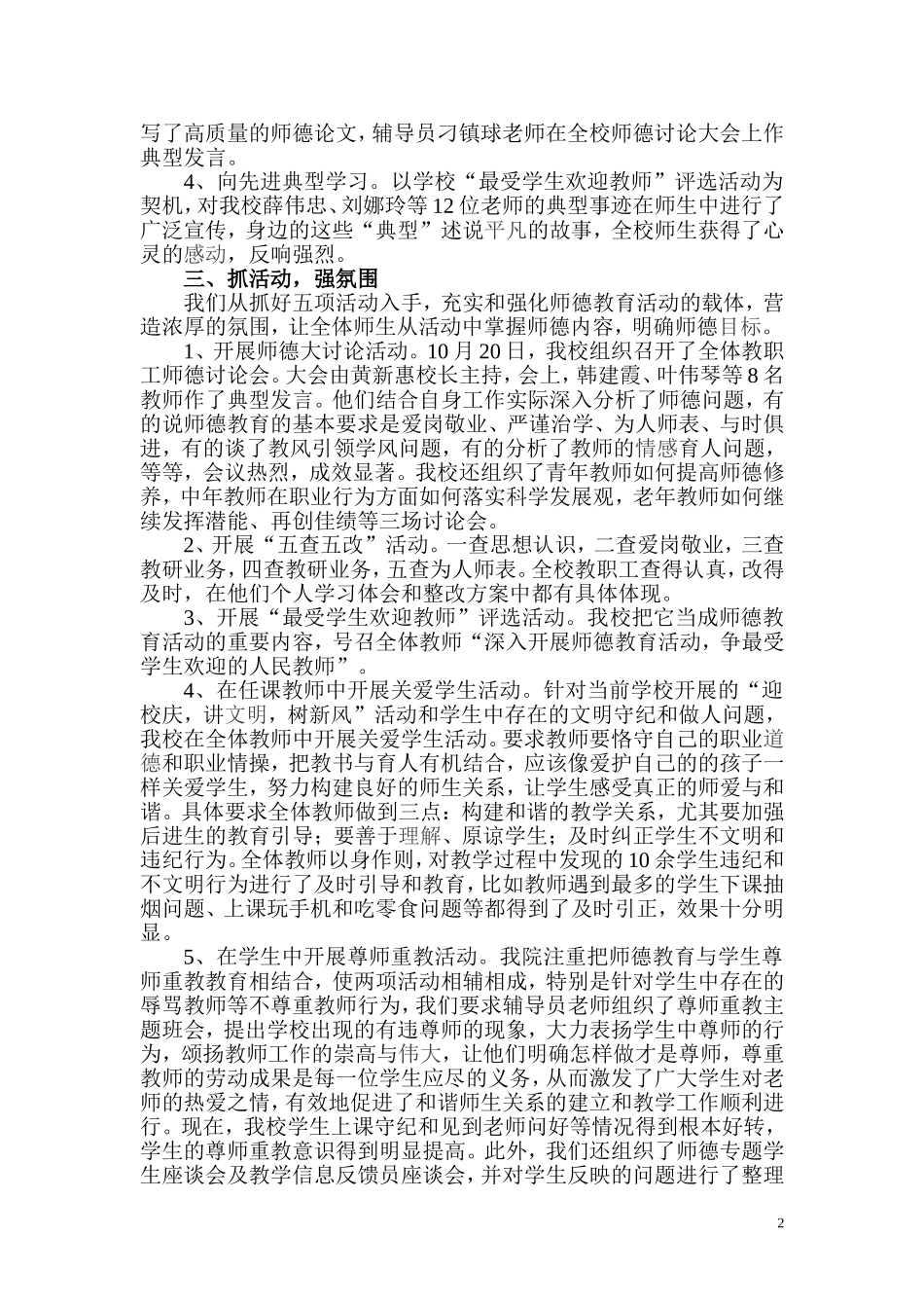 2013师德总结_第2页