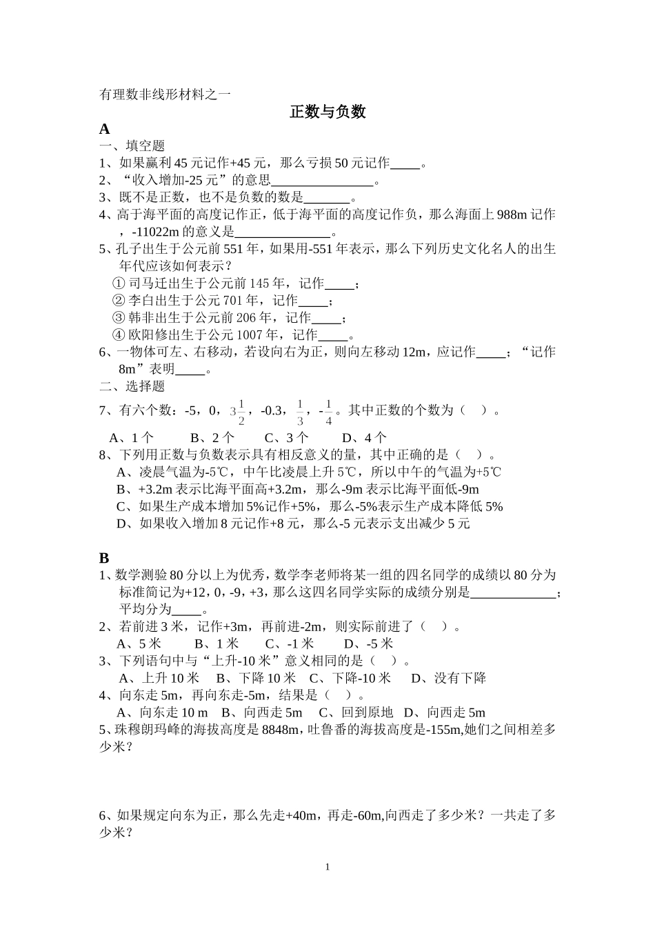 有理数非线形材料之一_第1页