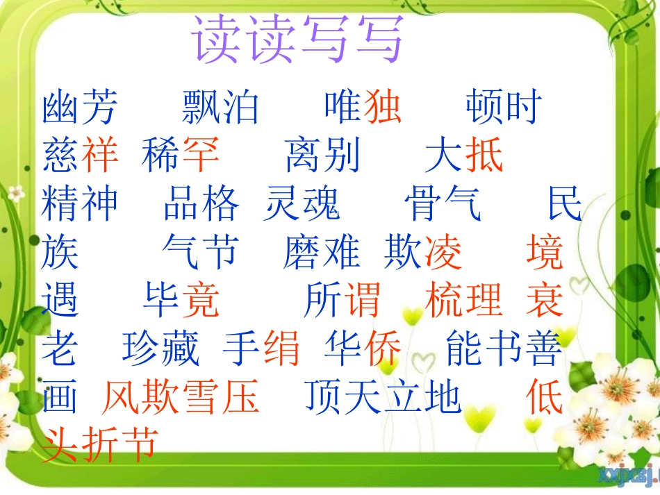 人教版五年级上册习作二(二十年后回故乡)_第1页