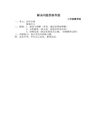 解决问题思维导图qiqi