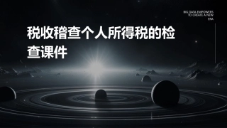 税收稽查个人所得税的检查课件