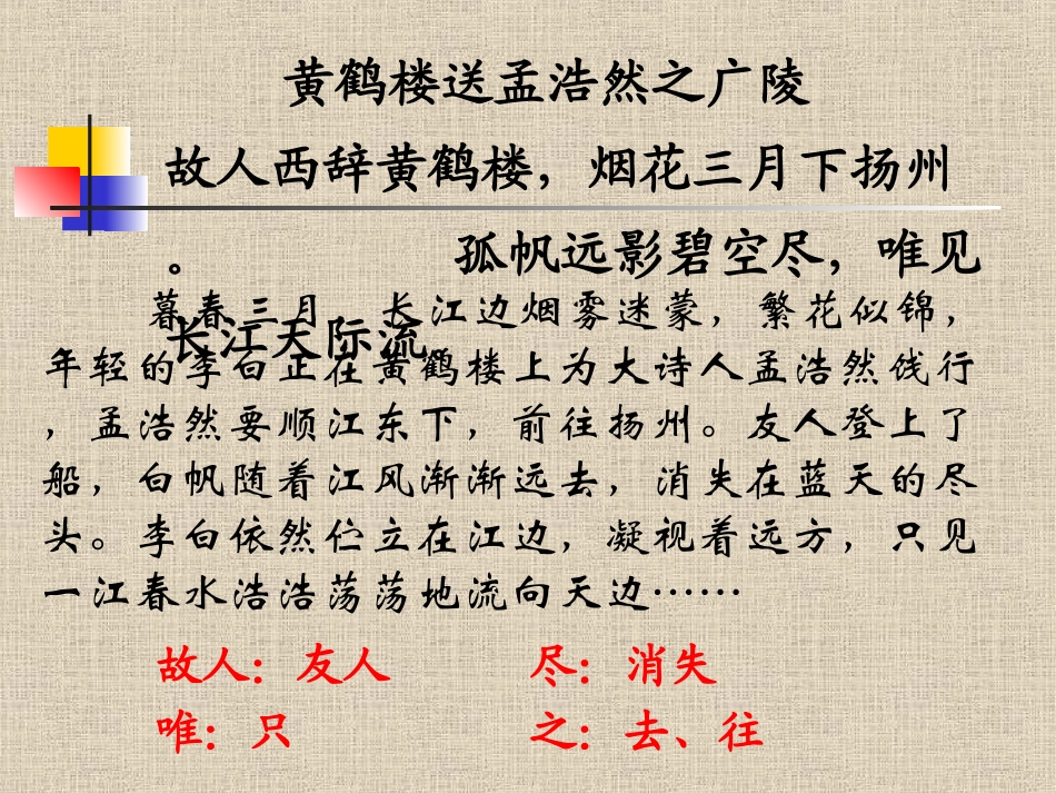 黄鹤楼送别课件1_第3页