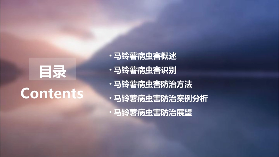 马铃薯病虫害识别与防治课件_第2页