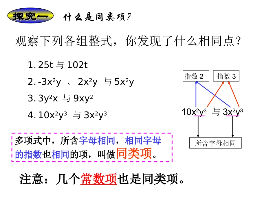 2.2整式的加减1-同类项_第3页