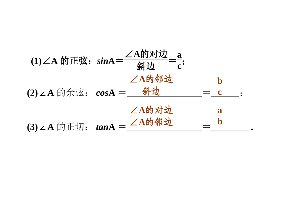 《解直角三角形》复习课课件_第3页