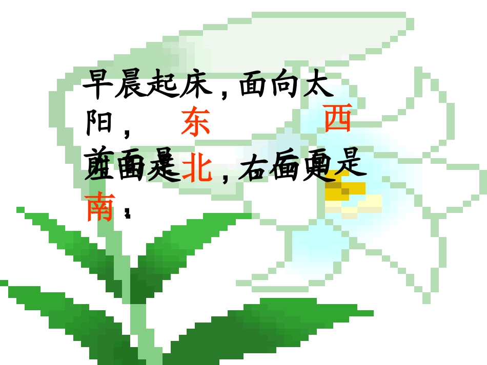 人教2011版小学数学三年级认识方向1_第3页