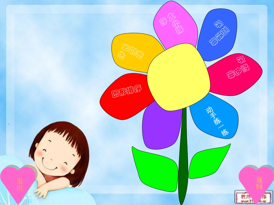 中班数学课件《有趣的排序》_第2页