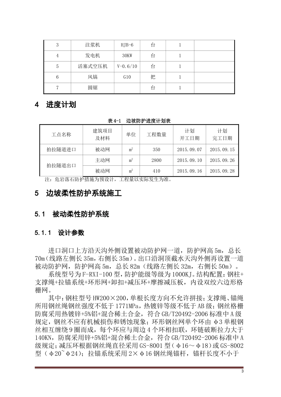拍拉隧道边坡柔性防护系统施工方案_第3页